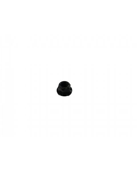 Hexagon Flange Self-Locking Nuts-M6 (With Self-Locking); Trivalent Black Zinc, Grade 6; Non-National Standard
