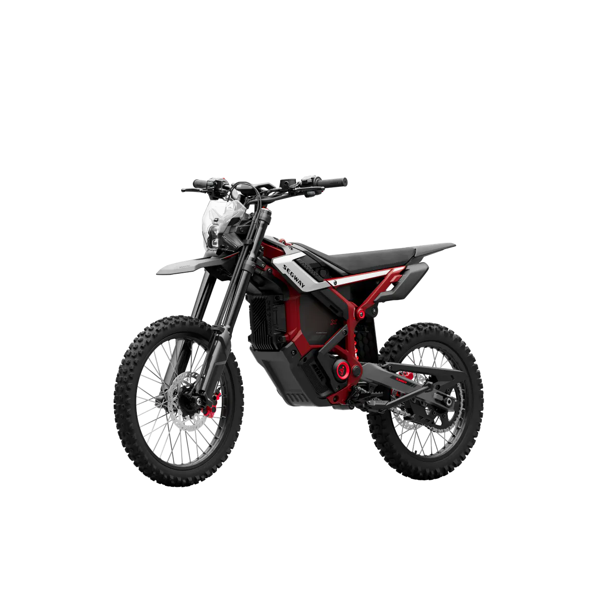 Segway Xaber 300 eDirt Bike - Red front view 2