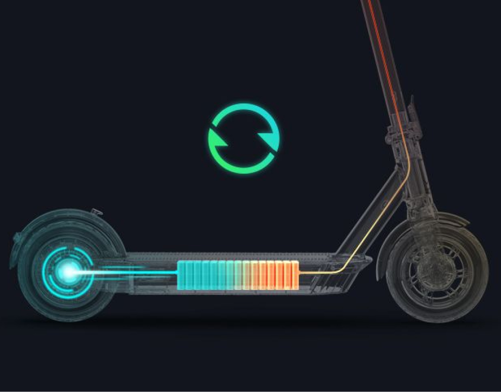 Ninebot Kickscooter Max - Electric Battery Diagram