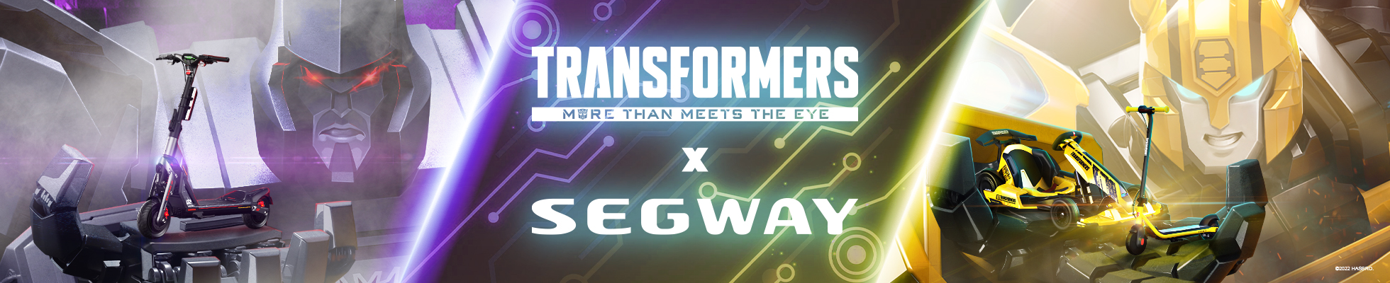 Transformers x Segway banner